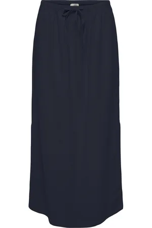 JACQUELINE DE YONG Jdysay mw maxi slit skirt wvn noos navy