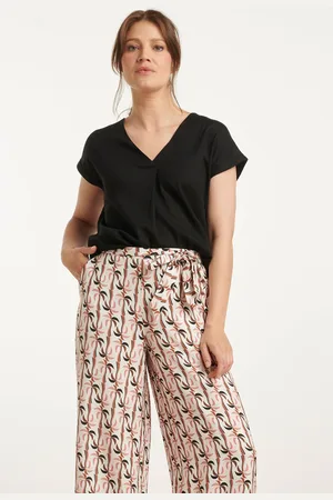 Smashed Lemon 25148 e linnen top met v-hals |