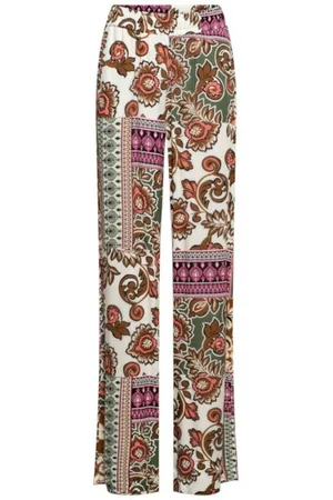 &Co Woman &co women broek nadine paisley olive multi