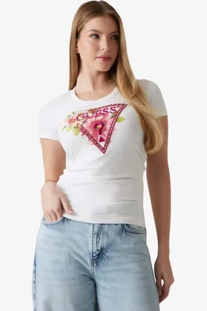 Guess Dames t-shirt triangle beads