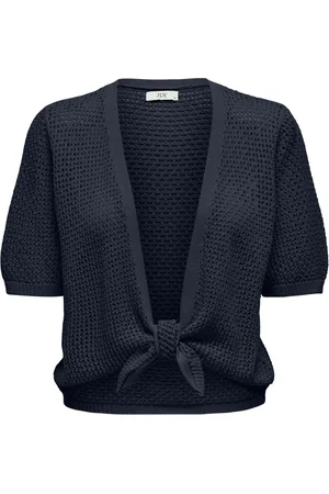 JACQUELINE DE YONG Jdymehedi 24 short tie cardigan knt navy