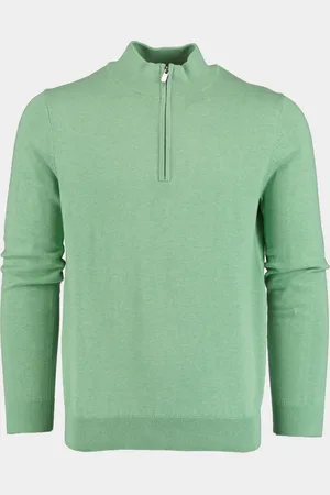 Bos Bright Blue Scotland blue half zip hince halfzip pullover flat k 25105hi04sb/343 surf side