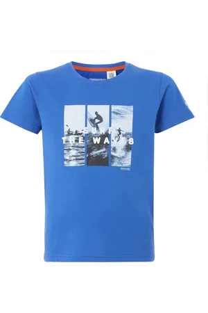 Regatta Kinderen/kinderen bosley viii surf print t-shirt