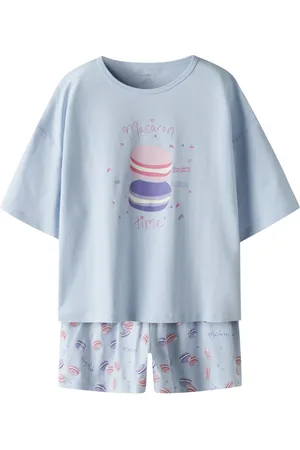 NAME IT Meisjes korte pyjama set shortama nkfnightset macaron