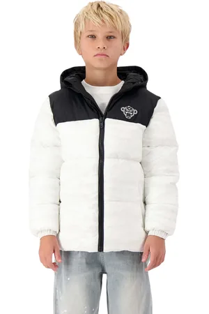 Black Bananas Jr. peek freeze puffer jacket