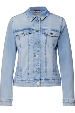 Street one A212419 qr denim-jacket,bleach wash