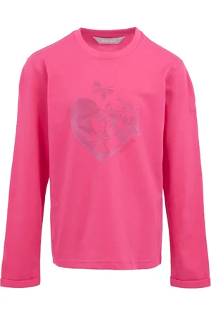 Regatta Kinderen/kinderen wenbie iii harten & bloemen t-shirt met lange mouwen