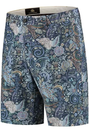Circle of Gentlemen Noddy stijlvolle bermuda met stretch multicolor