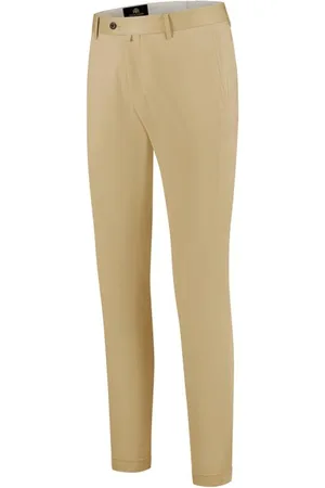 Circle of Gentlemen Norfolk flatfront comfortabele chino met stretch