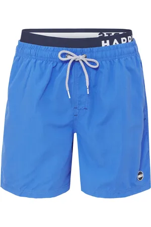 HAPPY SHORTS Heren zwemshort dubbele waistband effen