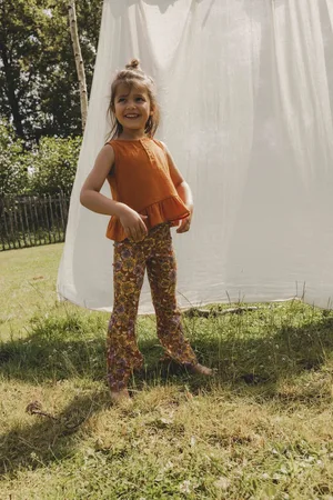 LOOXS Revolution Flared broek retro vibes voor meisjes in de kleur