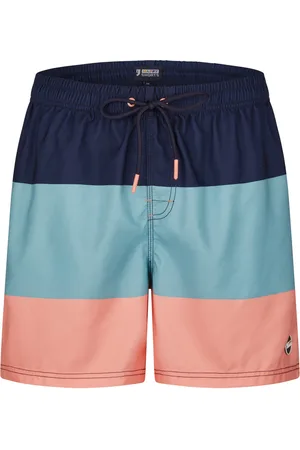 HAPPY SHORTS Heren zwemshort colorblock print