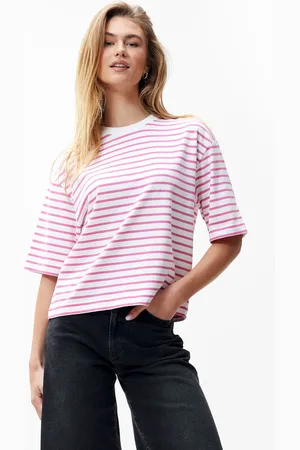 Catwalk Junkie 2502020224 striped loose fit tshirt