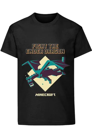 Minecraft Kinderen/kinderen ender draak t-shirt