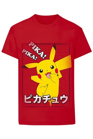 Pokemon Kinderen/kinderen pika pika japans t-shirt