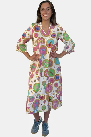 MUCHO GUSTO ® jurk dresden barok cirkel print