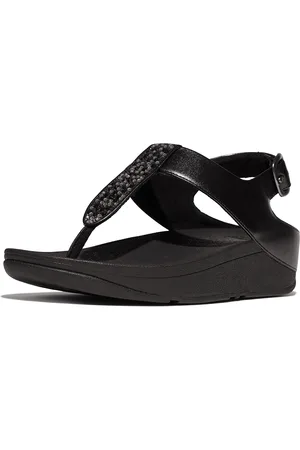 FitFlop Fino crystal-mix t-strap sandals