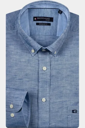 Giordano Casual hemd lange mouw ivy long sleeve button down s 517001/63