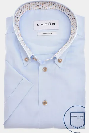 Ledub Business hemd korte mouw le24213 mfn0 0142911/120-630-000