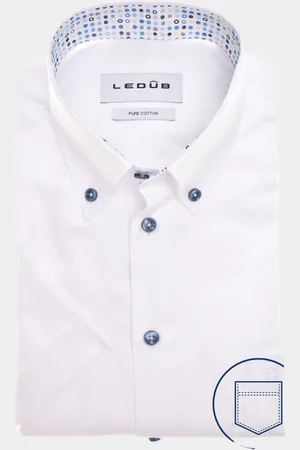Ledub Business hemd korte mouw le24213 mfn0 0142911/910-1-000