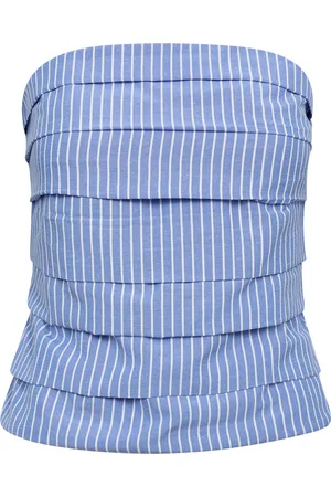 Co`Couture Cc tea stripe tube top
