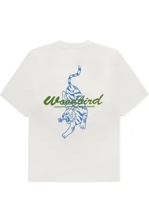 Woodbird Bbaine tiger tee 2526-404 off white
