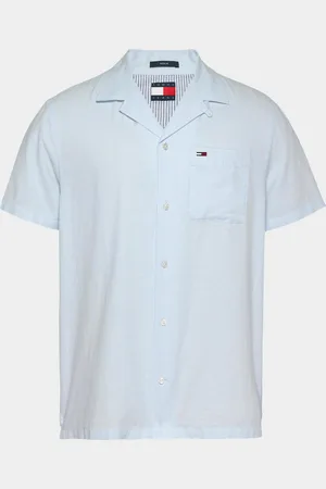 Tommy Hilfiger Casual hemd korte mouw tjm linen blend camp ss ext dm0dm20895/c3q