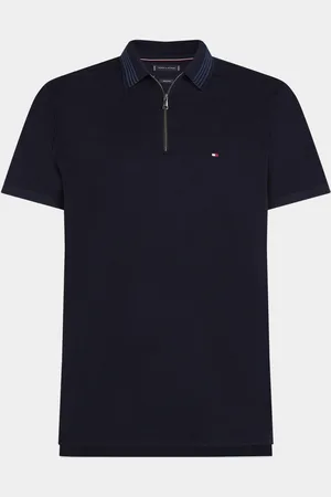 Tommy Hilfiger Polo korte mouw mercerised pique zip reg polo mw0mw38473/dw5