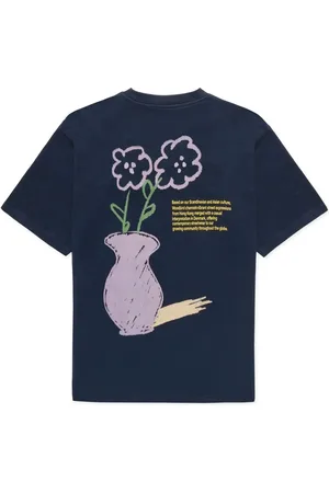Woodbird Wbbaine cray tee 2526-408 navy