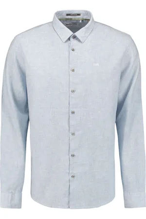 No Excess Shirt verical small stripes with li cloud