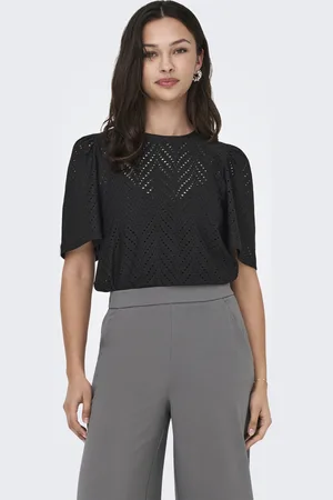 JACQUELINE DE YONG Jdycarla cathinka s/s top jrs dia