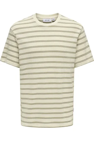 Only & Sons Onsian reg ss stripe struct tee