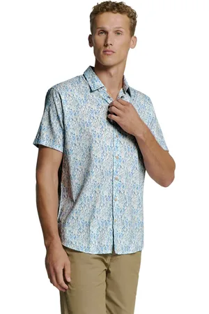 No Excess Shirt short sleeve allover printed cloud