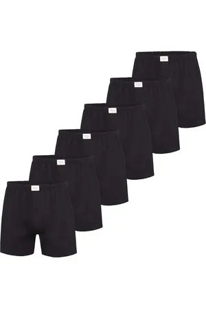 Phil & Co. Berlin Wijde boxershorts jersey stretch effen 6-pack