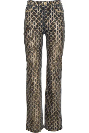 Guess /goud broek met print