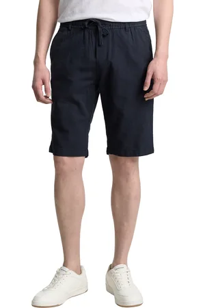 TOM TAILOR Regular stretch linen shorts