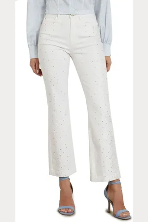 Guess Broek met wijde pijpen