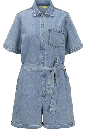 JACK & JONES Jxdora nara ss denim playsuit dnm