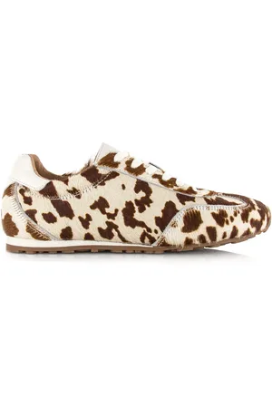 DWRS Dwrs sava cow hair on sneakers lage sneakers dames
