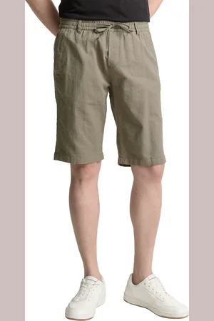TOM TAILOR Regular stretch linen shorts