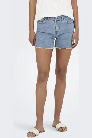 ONLY Onljosie mid waist rw shorts dnm bo