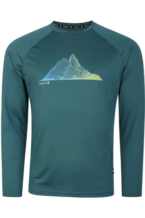 Dare 2B Heren righteous iii mountain t-shirt met lange mouwen