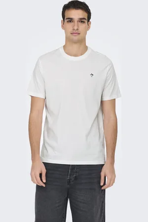 Only & Sons Onskevin flower reg emb. ss tee