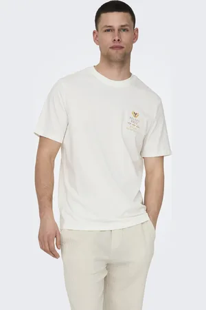 Only & Sons Onsmanuel life reg ss desert tee cs