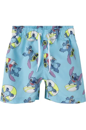 NAME IT Jongens lange zwemshorts nmmmic stitch lichtblauw