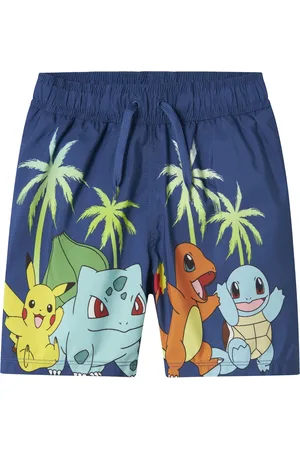 NAME IT Jongens zwemshorts nkmmacsen pokemon blauw