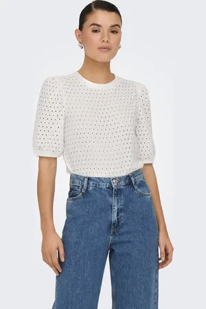 ONLY Onlelisa s/s o-neck top box jrs