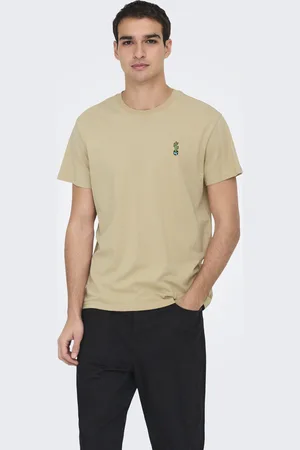 Only & Sons Onskevin flower reg emb. ss tee