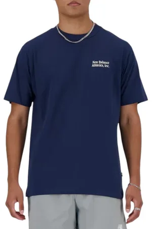 New Balance Athletics flocked katoenen t-shirt
