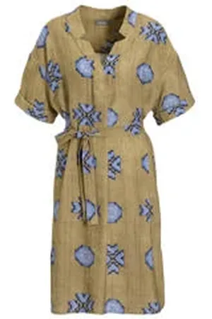 Geisha 57335-20 735 dress camel/blue
